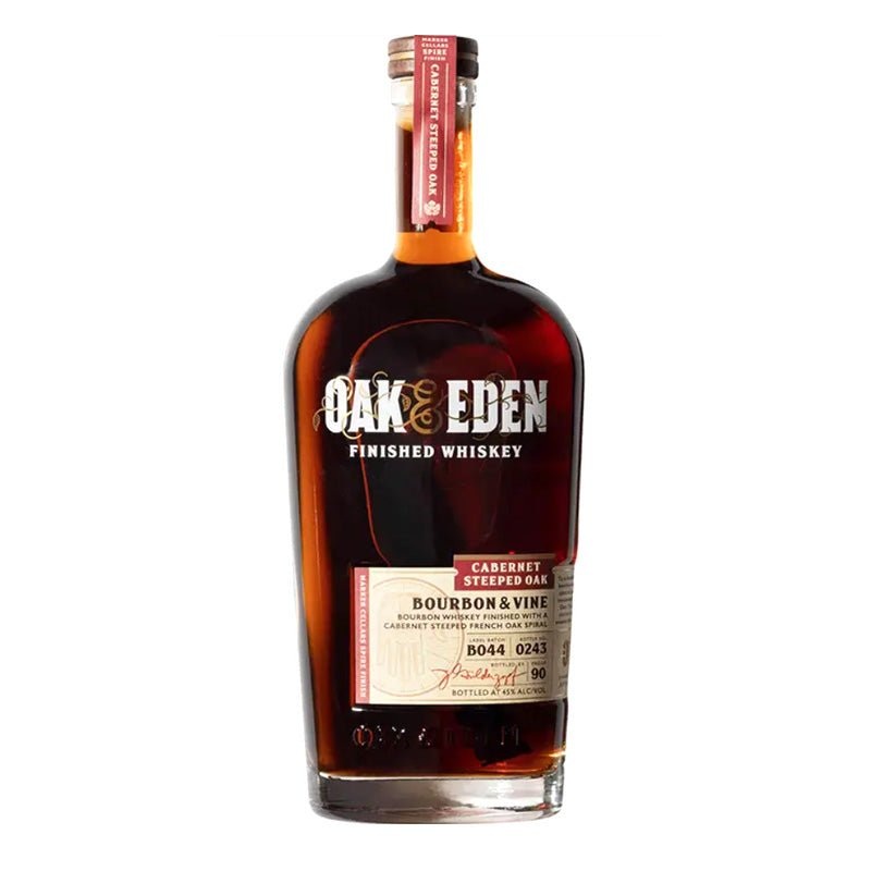 Oak & Eden Cabernet Steeped Oak Bourbon Whiskey 750ml
