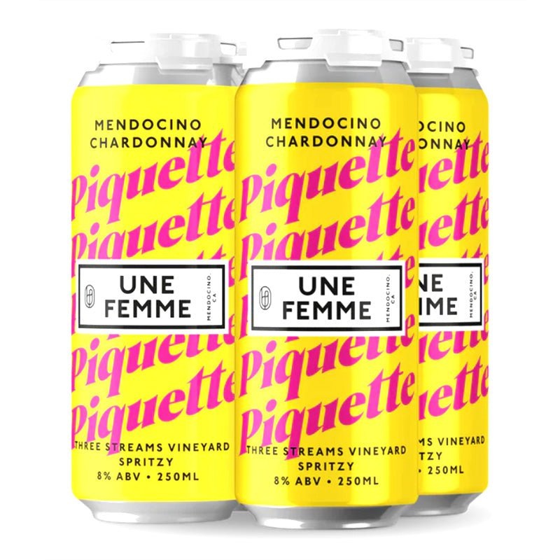 Une Femme Piquette Chardonnay Canned Cocktail 4/250ml