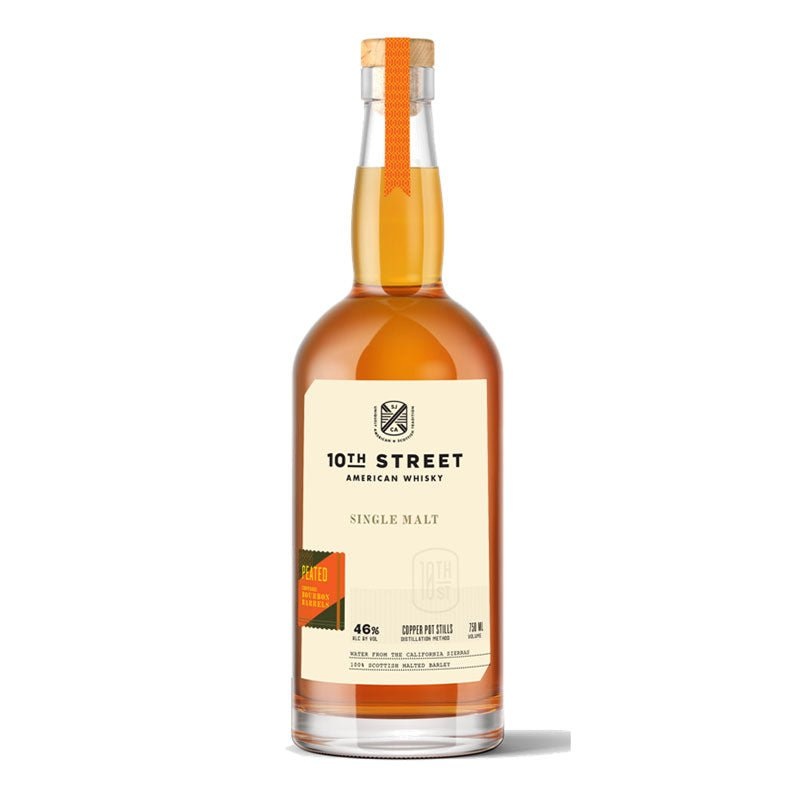 10th Street Peated Single Malt American Whiskey 750ml