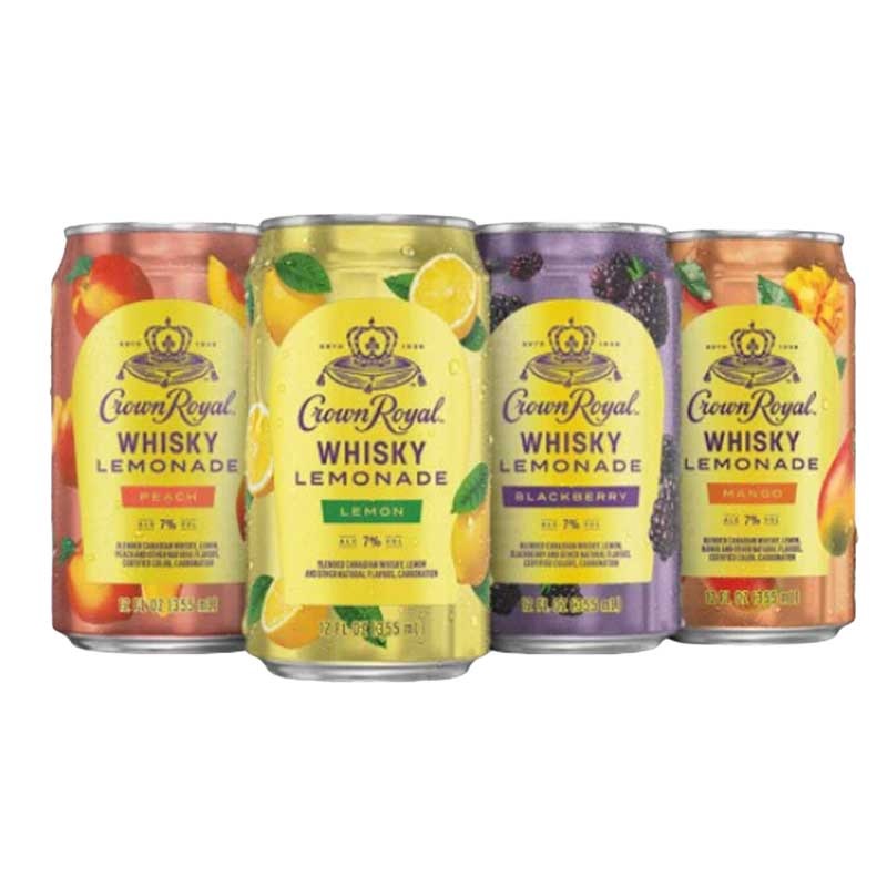 Crown Royal Whiskey Lemonade Variety Pack 8/355ml