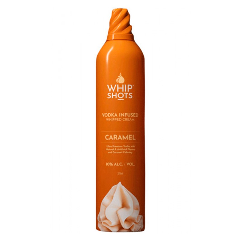 Whipshots Caramel Vodka Infused Whipped Cream 375ml | by Cardi B