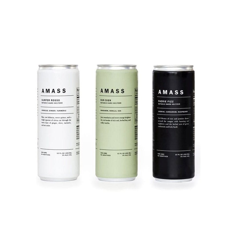 Amass Variety Pack Botanic Hard Seltzer Full Case 24/12oz