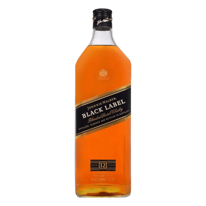 Johnnie Walker 12 Year Black Label Scotch 1.75L