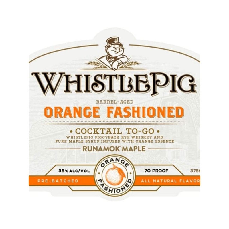 WhistlePig Orange Fashioned Cocktail 375ml