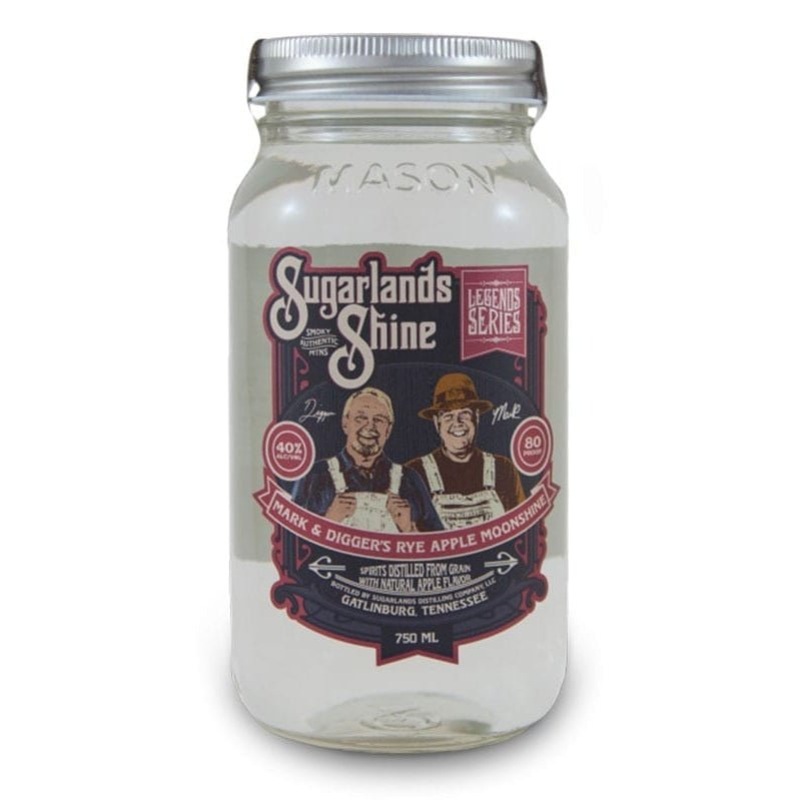 Sugarlands Shine Mark & Digger’s Rye Apple Moonshine
