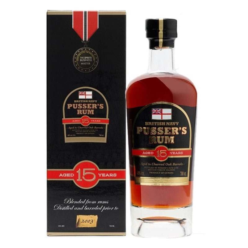British Navy Pusser’s Rum 15 Year 750ml