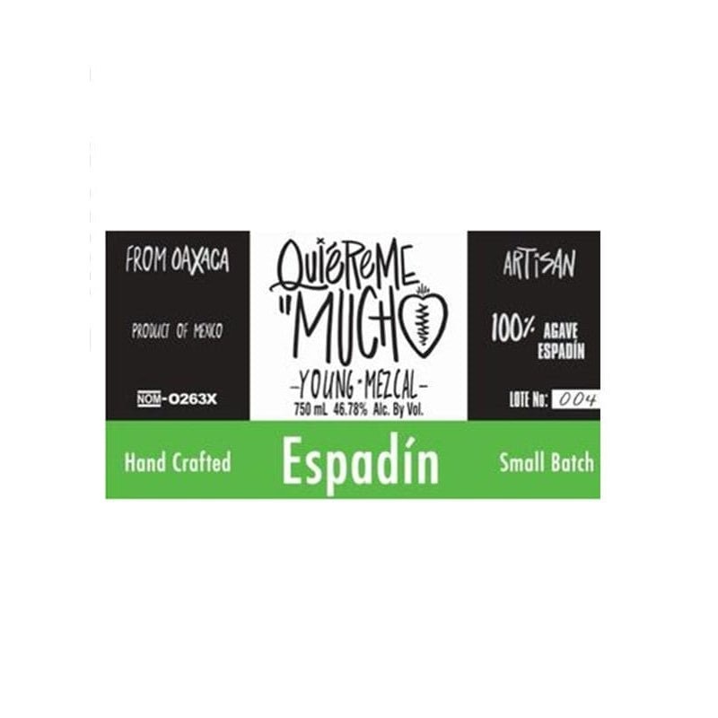 Quiereme Mucho Espadn Young Mezcal