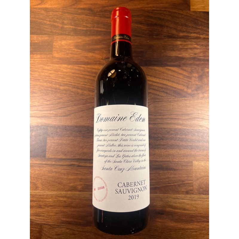2019 Domaine Eden Cabernet Sauvignon, Santa Cruz Mountains
