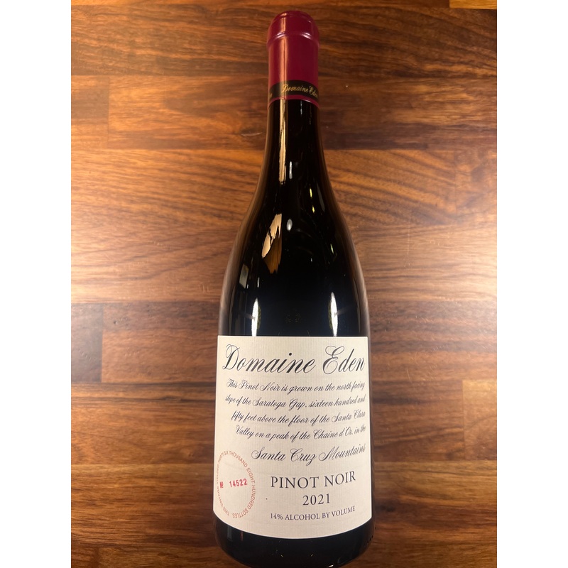 2021 Domaine Eden Pinot Noir, Santa Cruz Mountains
