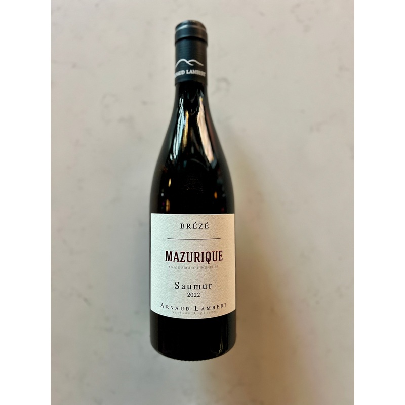 2022 Arnaud Lambert Saumur Rouge Clos Mazurique
