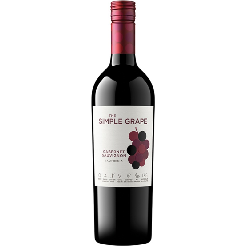 The Simple Grape Cabernet Sauvignon, California, USA 2021 Case (6x750ml)