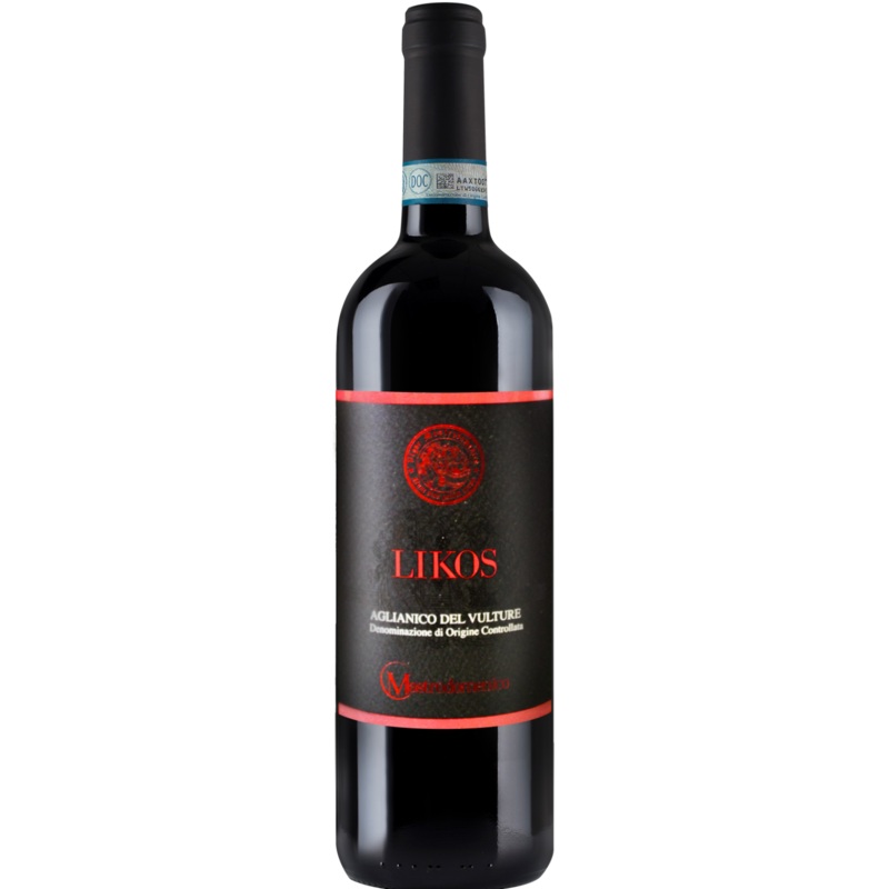 Vigne Mastrodomenico ‘Likos’ Aglianico del Vulture, Basilicata, Italy 2019 Case (6x750ml)