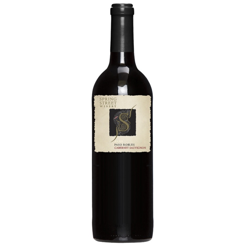 Spring Street Winery Cabernet Sauvignon, Paso Robles, USA 2022 Case (6x750ml)