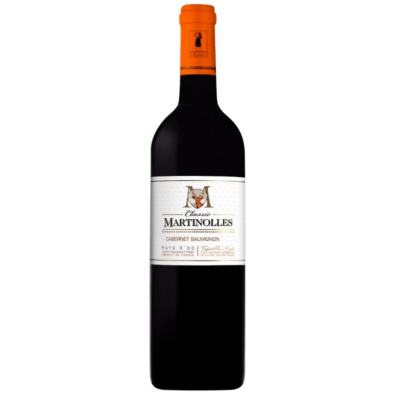 Vergnes Domaine Martinolles Classic Cabernet Sauvignon, IGP Pays d’Oc, France 2023 Case (6x750ml)