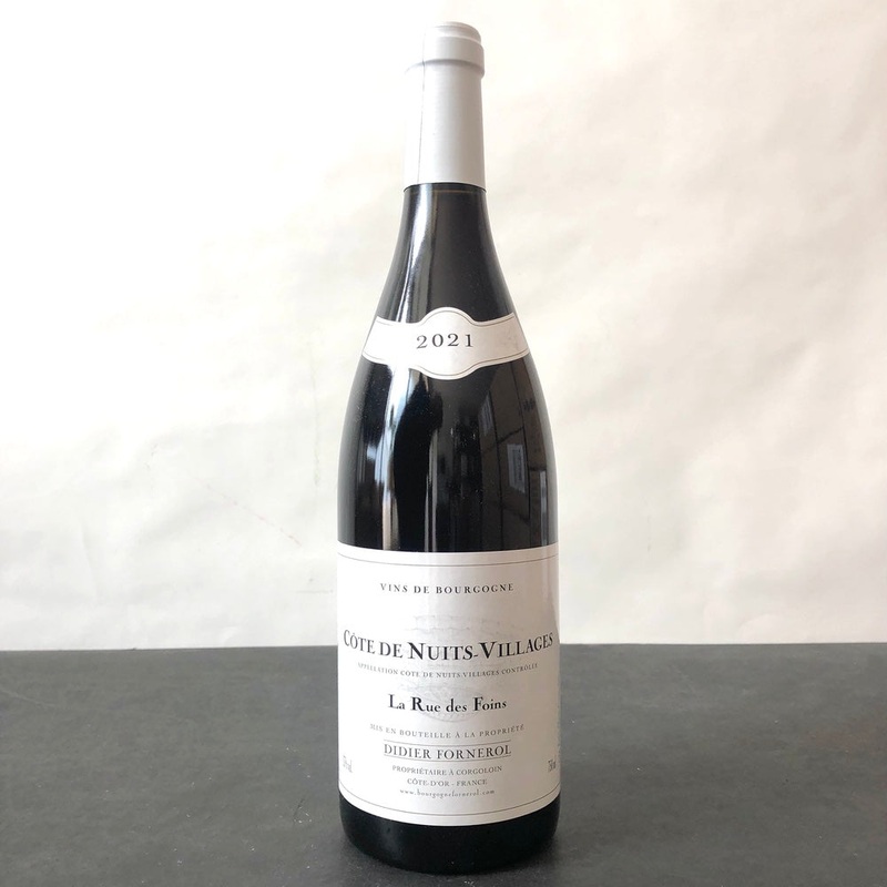 2021 Domaine Didier Fornerol Cote de Nuits-Villages ‘La Rue des Foins’ Burgundy, France