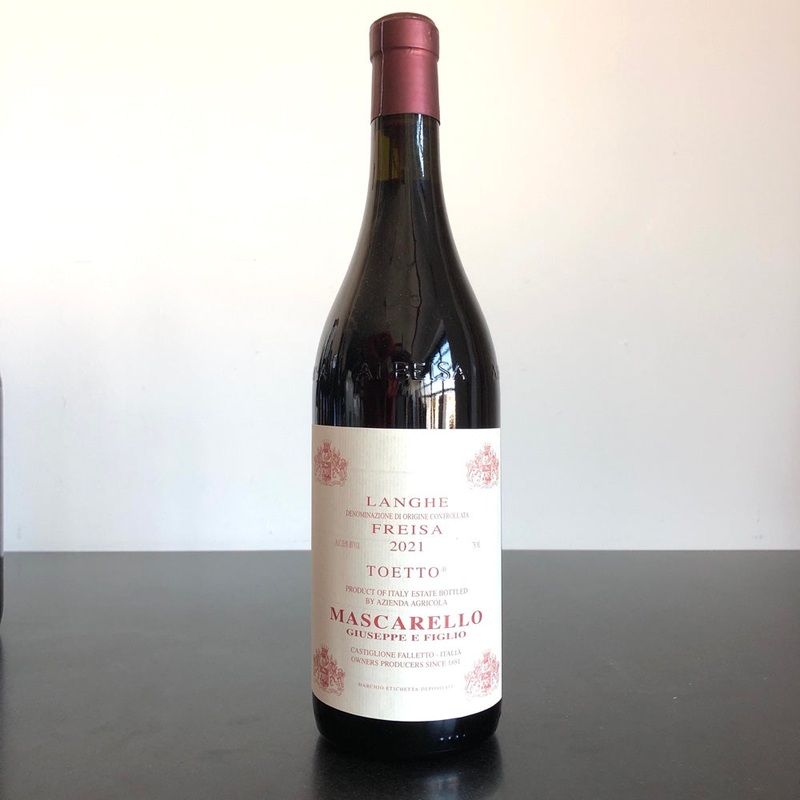 2021 Giuseppe Mascarello e Figlio Toetto Freisa Langhe, Piedmont, Italy