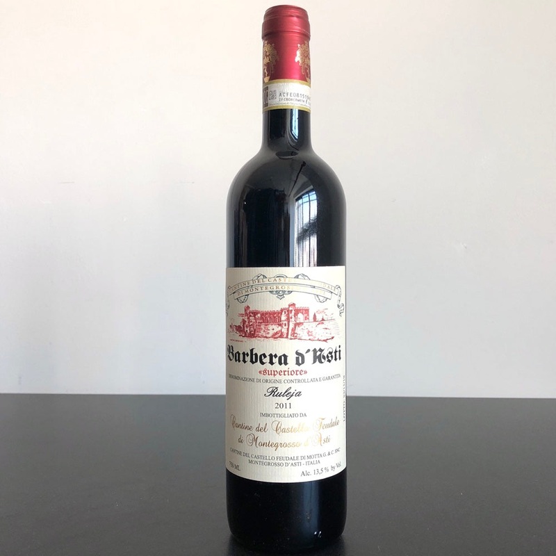 2011 Castello di Montegrosso Ruleja Barbera d’Asti Superiore DOCG, Italy