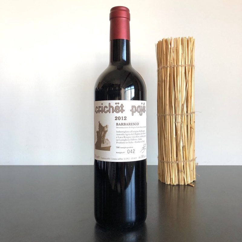 2012 Roagna Crichet Paje, Barbaresco DOCG, Italy
