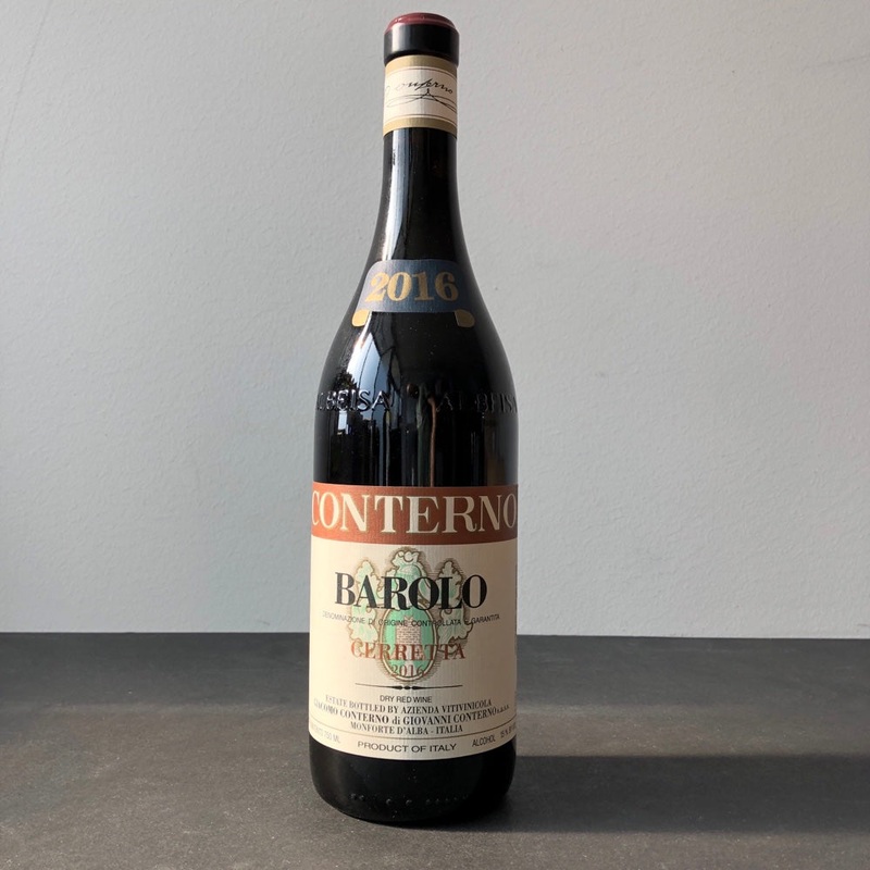 2016 Giacomo Conterno ‘Cerretta’ Barolo DOCG, Italy