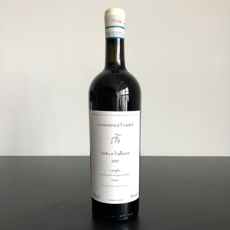 2019 Fabio Gea ‘La Msoira e’l Rastel’ Notu E l’Albera Langhe Rosso, Piedmont, Italy