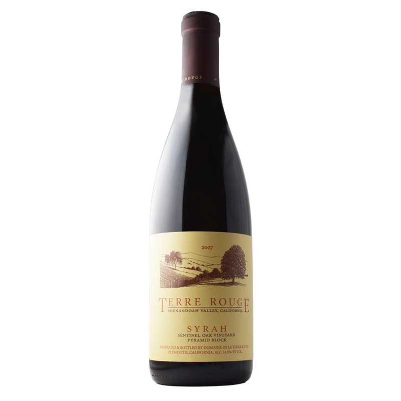 2007 Terre Rouge Sentinel Oak Vineyard Syrah, Shenandoah Valley